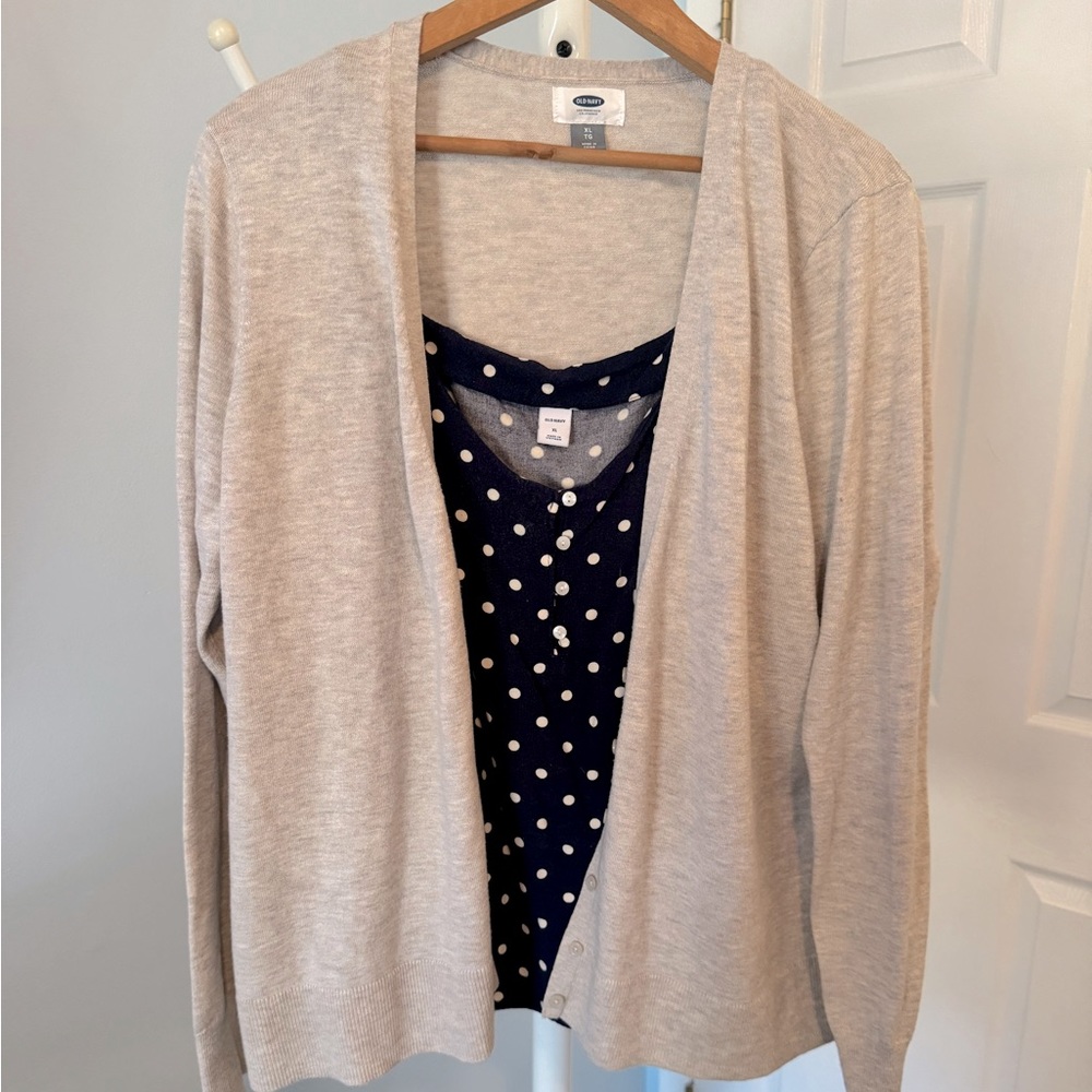 Old Navy Tank & Cardigan Set Size XL